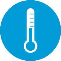 pictogramme des produits de mesure de température