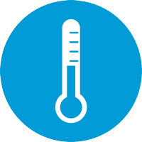 pictogramme des produits de mesure de température